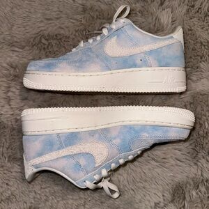 Nike “Cloud” Air Force 1 Low Pastel Blue Sneakers